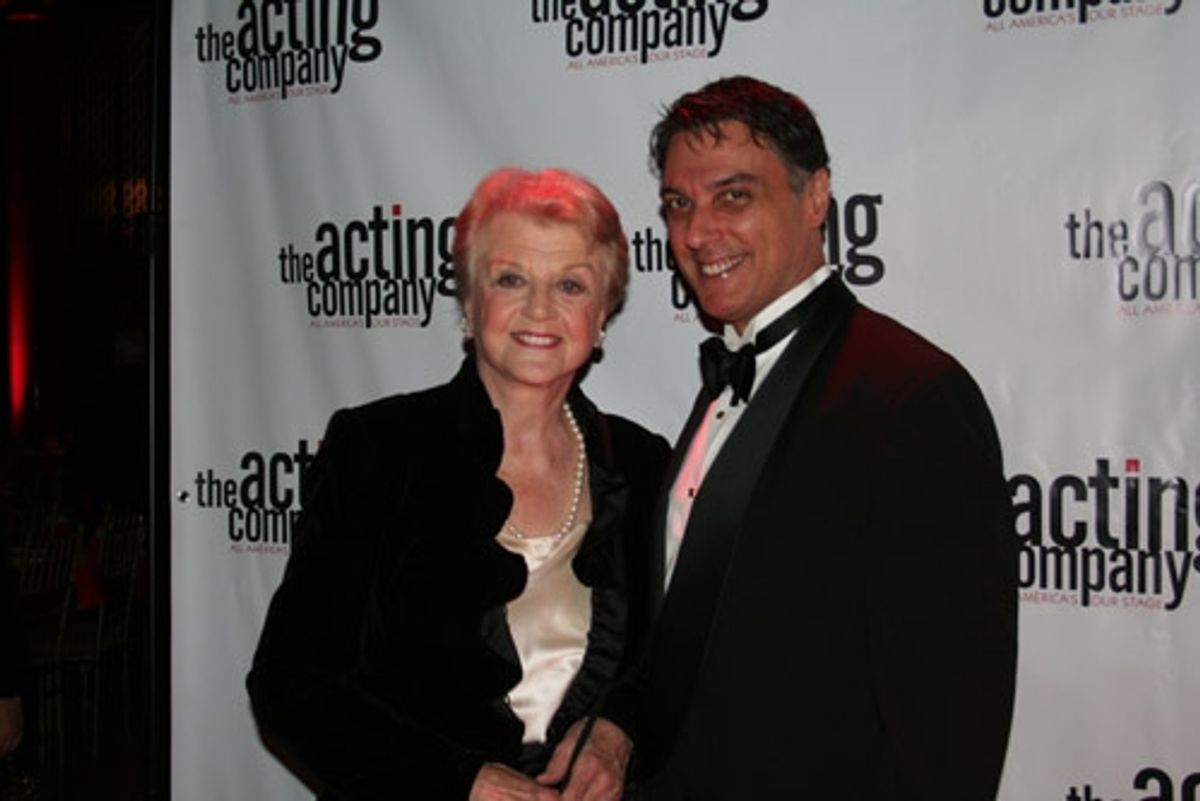 Robert Cuccioli and Angela Lansbury at 