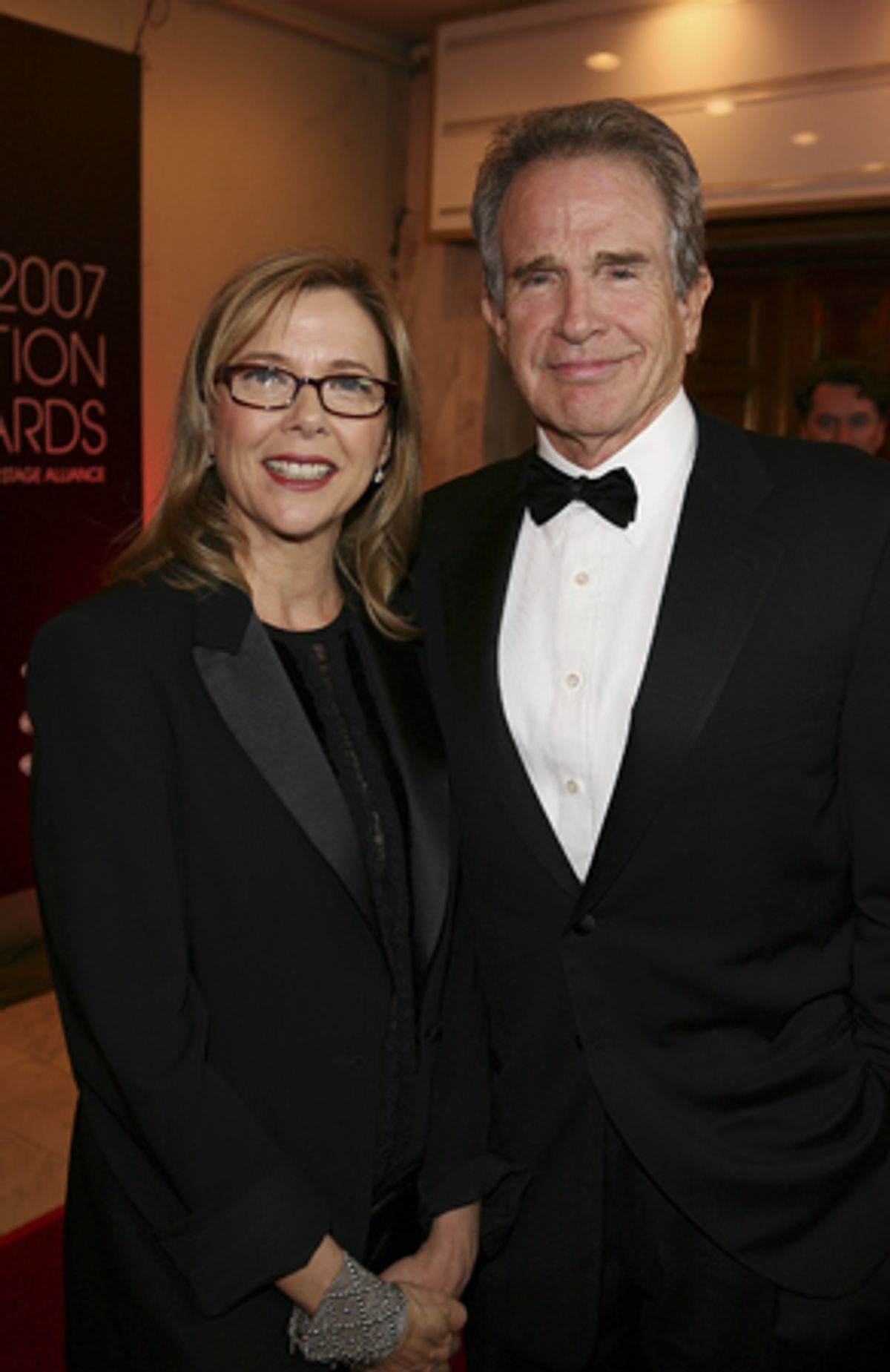 Annette Bening and husband Warren Beatty at 