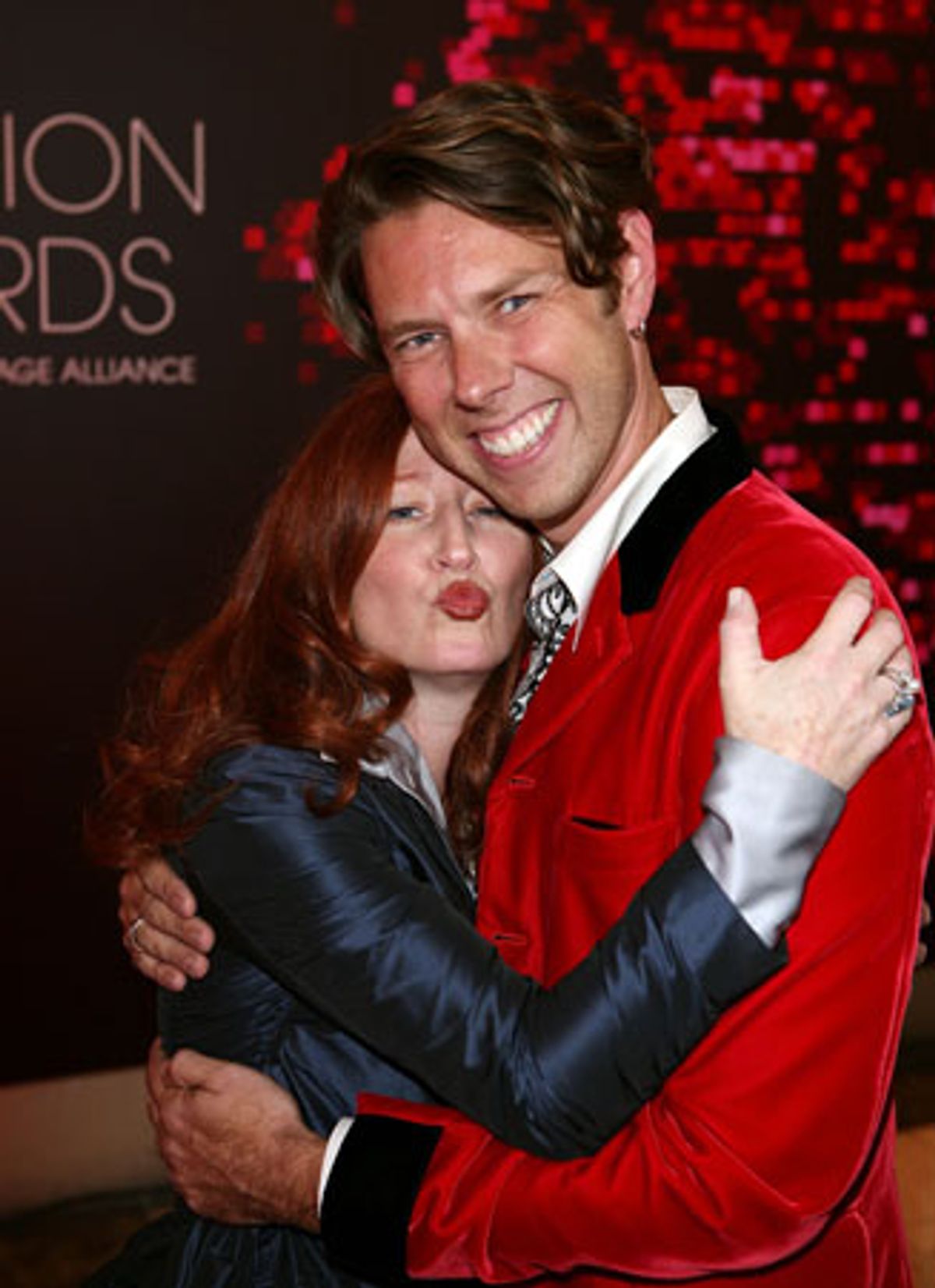 Vicki Lewis and Blank Theatre Company Artistic Director Daniel Henning at 
