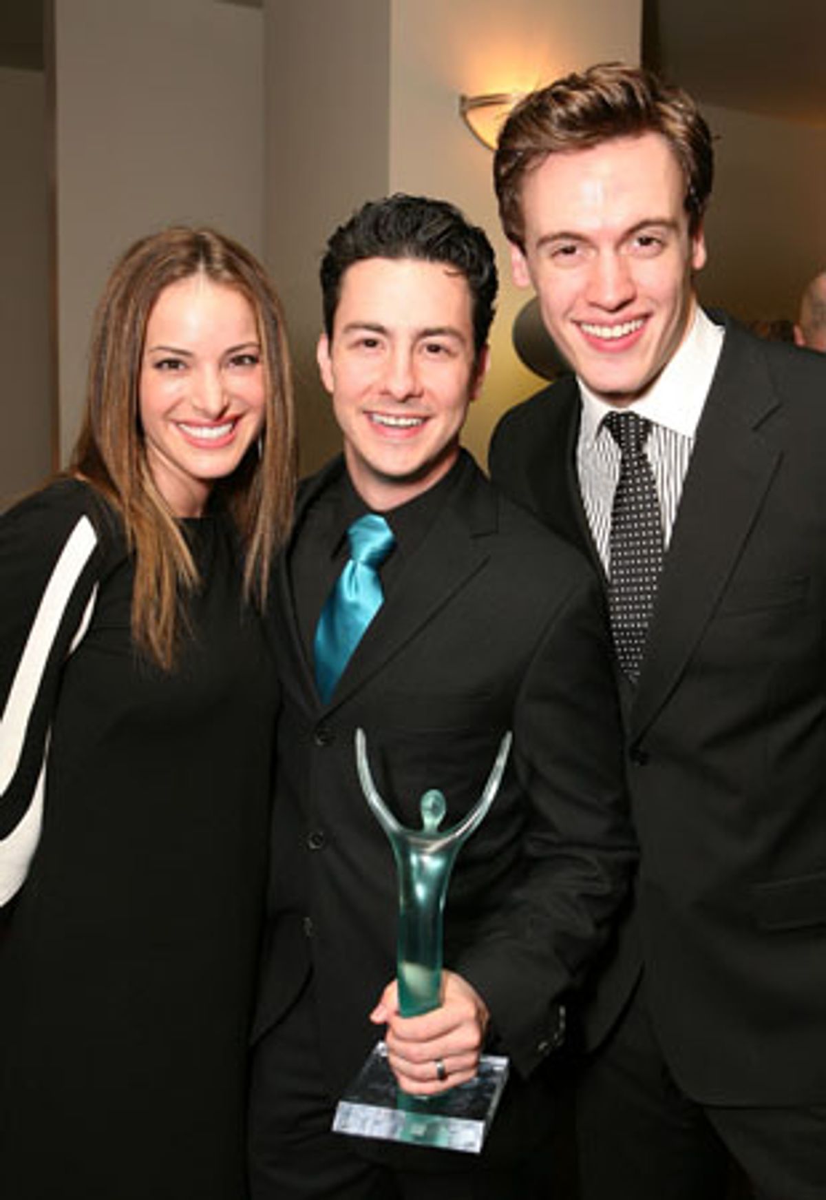 Jackie Seiden, Christopher Kale Jones and Erich Bergen at 