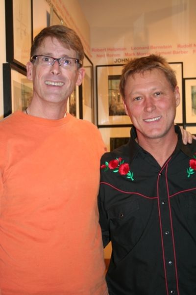 Host Dick Scanlan and Robert Lafosse Photo