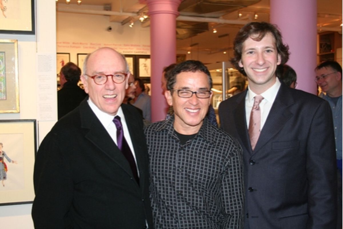 Set Designer Matt Crowley, Patrick Pacheco and Joshua Sherman at 