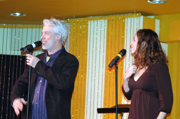 Terrence Mann and Kaitlin Stilwell who performed "The Nightingale" inspired by Romeo… Photo