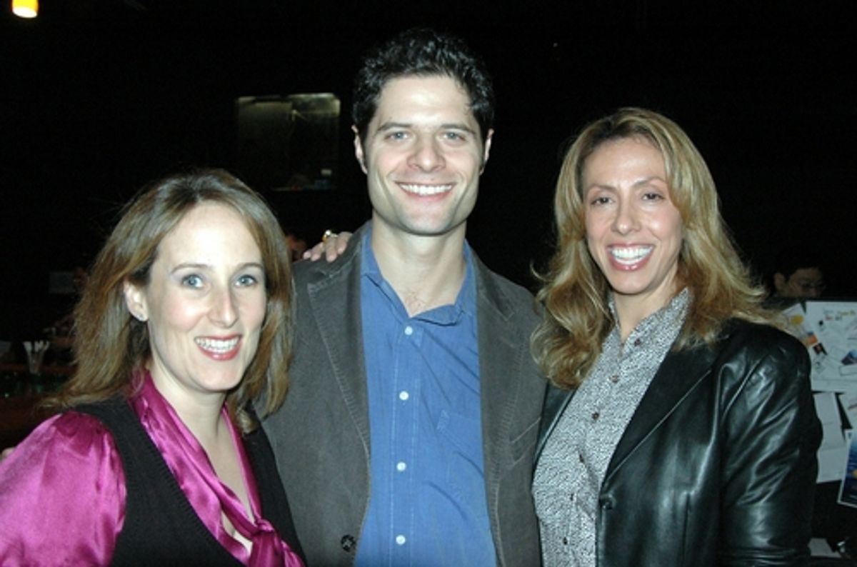 Zina Goldrich (upcoming Broadway musical Ever After), Tom Kitt and Amanda Green (High Fidelity) at 
