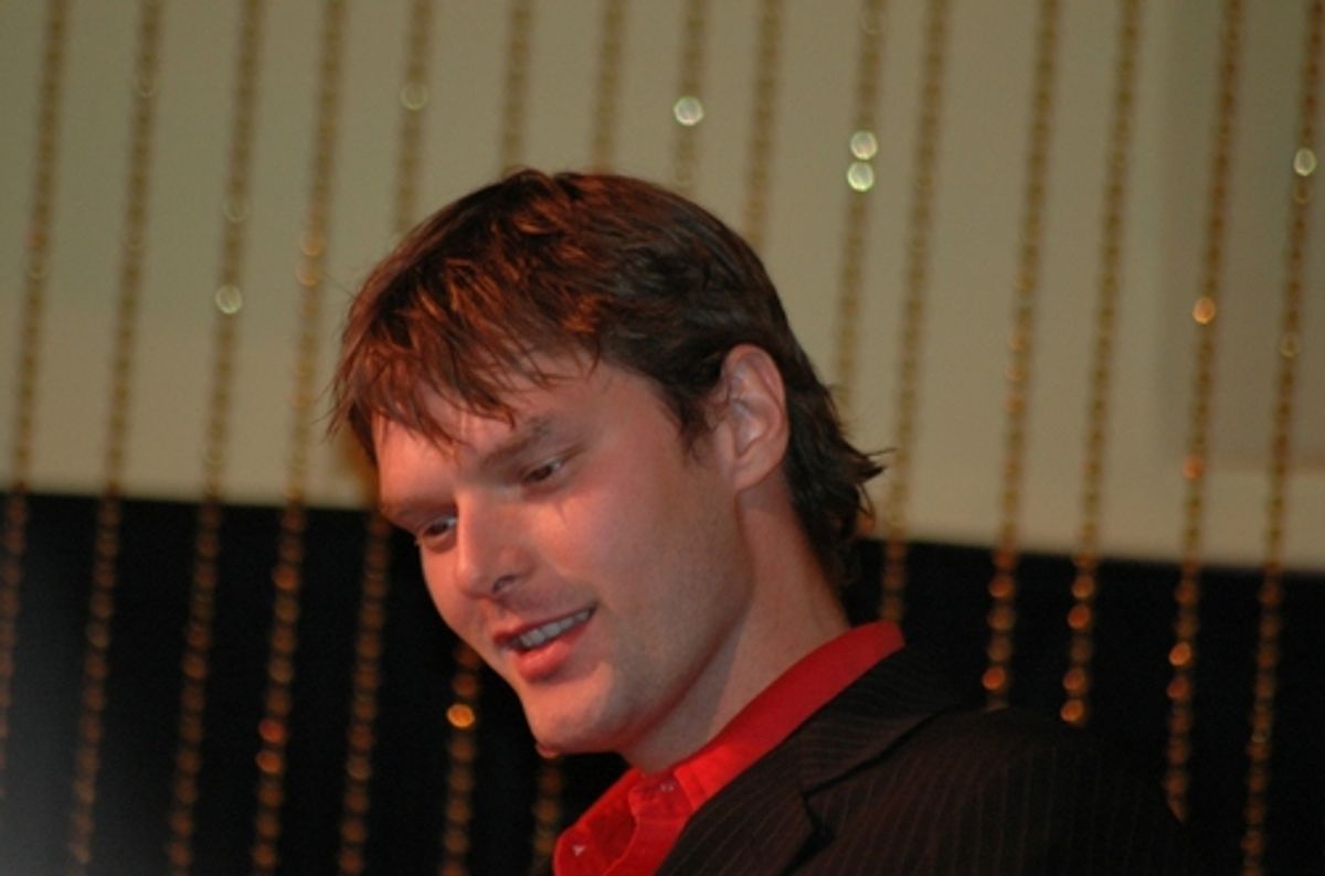 Brandon Wardell sang 'Summer Day,' inspired by Sonnet 18, written by Marsha Norman and accompanied by Kevin Stites at 