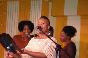 Q Smith of Les Miserables sang "Love's Fires," inspired by Sonnet 154B, by Adam Guett Photo