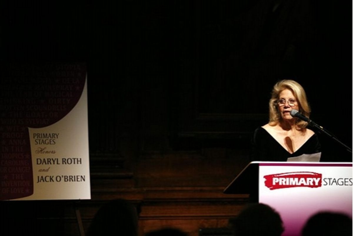 Daryl Roth at Primary Stages Gala Tributes Roth & O'Brien