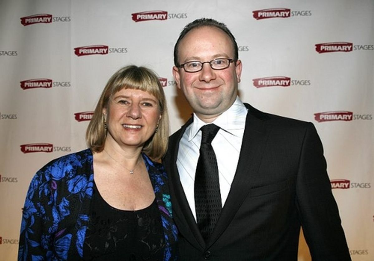 Kathleen Clark and Andrew Leynse at Primary Stages Cocktails for Roth & O'Brien