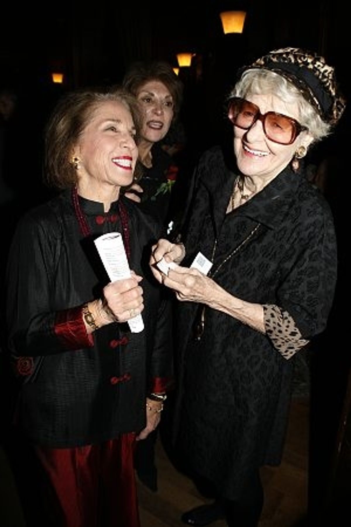 Dasha Epstein and Elaine Stritch at 