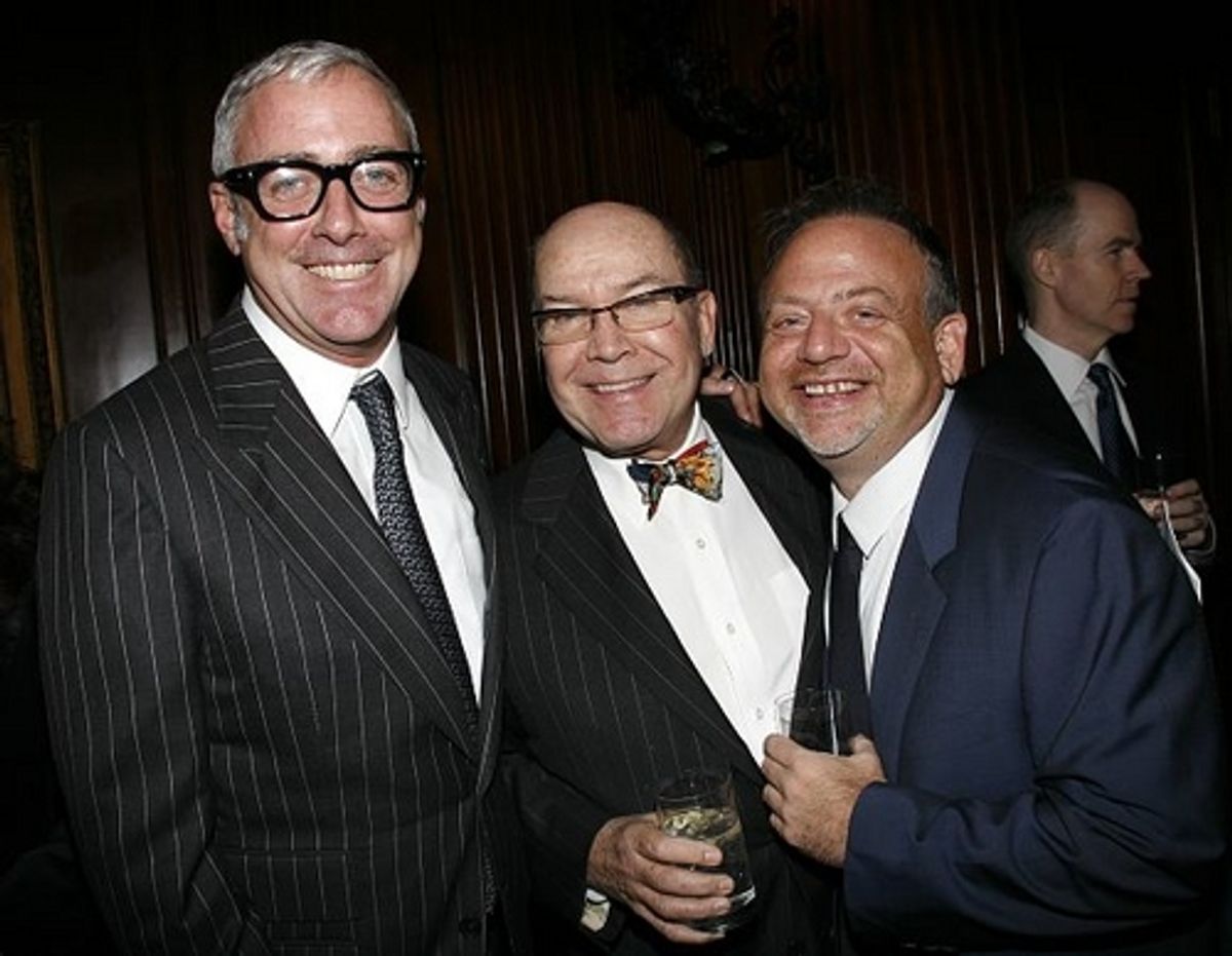 Scott Wittman, Jack O'Brien and Marc Shaiman at 