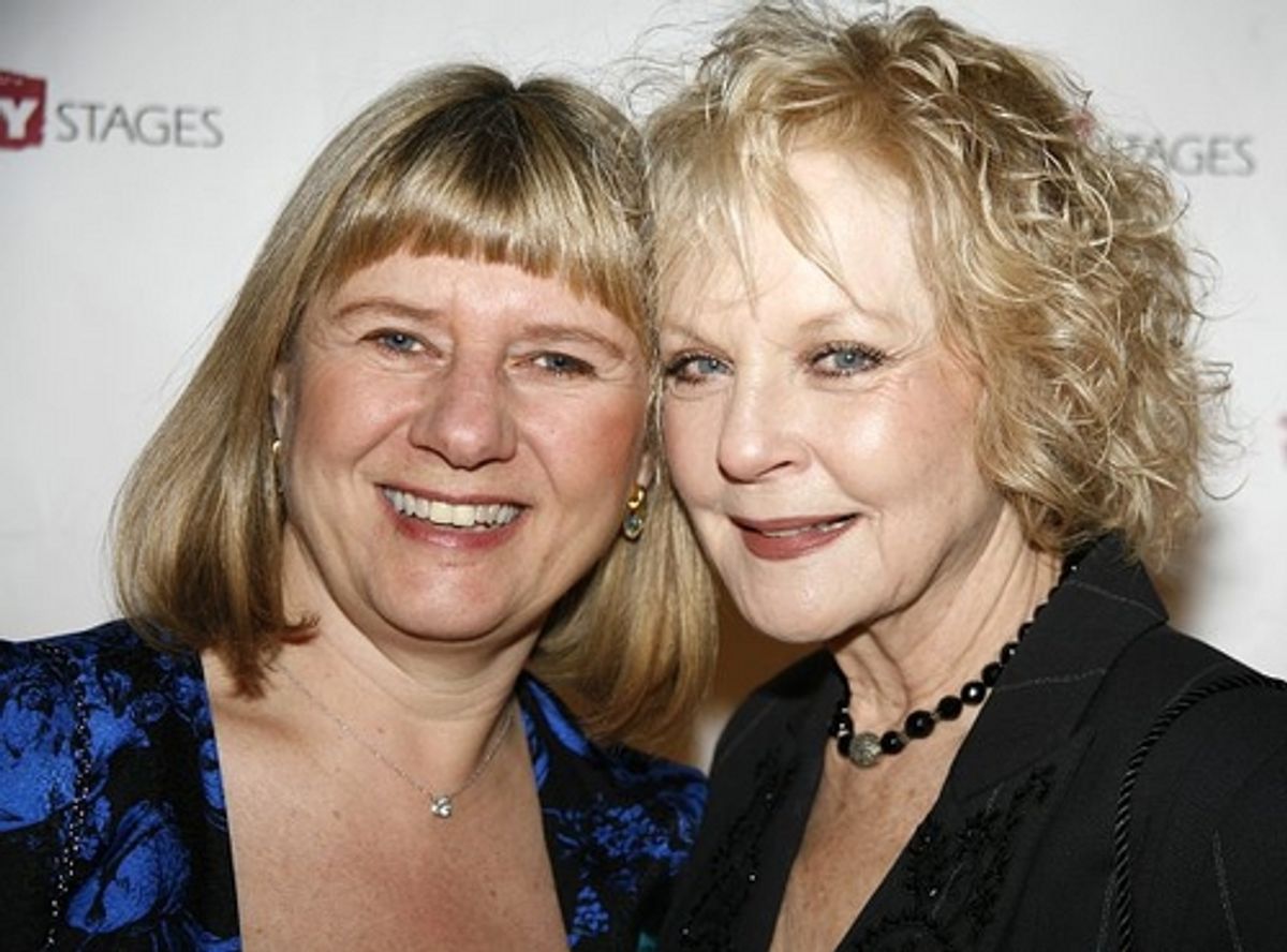 Kathleen Clark and Penny Fuller at Primary Stages Cocktails for Roth & O'Brien