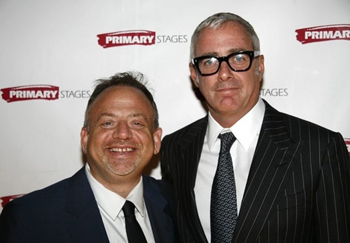 Marc Shaiman and Scott Wittman at Primary Stages Cocktails for Roth & O'Brien