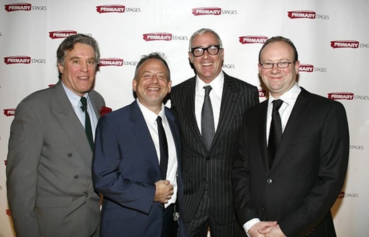Casey Childs, Marc Shaiman, Scott Wittman and Andrew Leynse at 