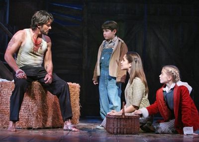 Eric Kunze (The Man), Austin J. Zambito-Valente (Poor Baby), Andrea Ross (Swallow) an Photo