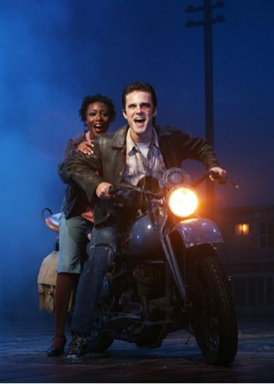 Carole Denise Jones as Candy and Matt Skrincosky as Amos Photo