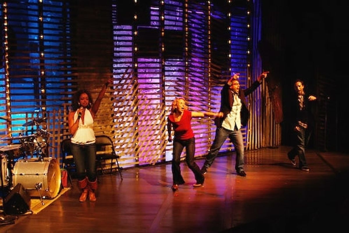 Asmeret Ghebremichael, Sarah Saltzberg, Steve Rosen, and David Rossmer at 