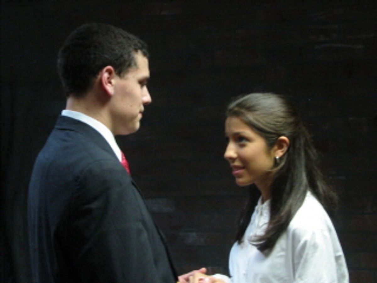 Alex Starr and Sarah Jade Kwolek as Tony and Maria at All-Teen 'West Side Story' Delivers Message with Music