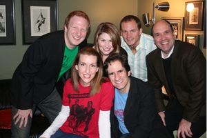 Hunter Bell, Susan Blackwell, Seth Rudetsky, Heidi Blickenstaff, Jeff Bowen and Larry Photo