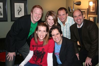 Hunter Bell, Susan Blackwell, Seth Rudetsky, Heidi Blickenstaff, Jeff Bowen and Larry Photo