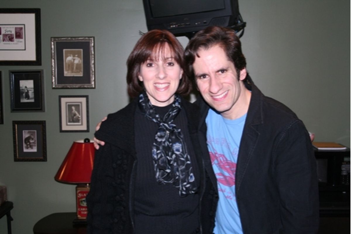 Seth Rudetsky with sister Nancy Berman at 
