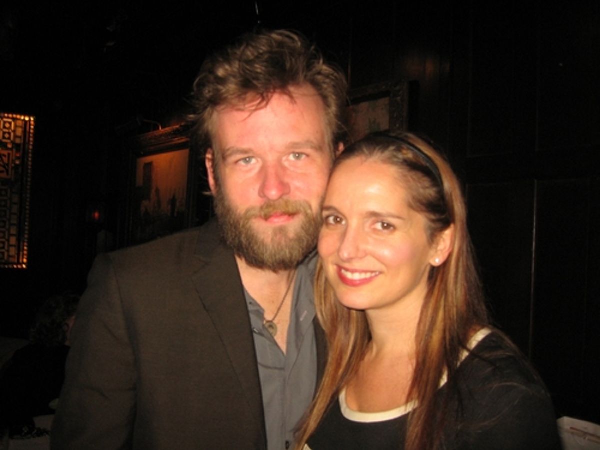 Dallas Roberts and Christine Johnson at Tony Walton Honored by National Arts Club