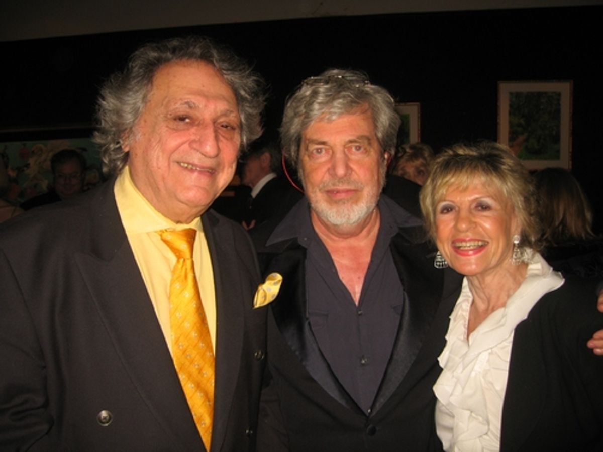 William Wolf, Tony Walton and Lillian Wolf at Tony Walton Honored by National Arts Club