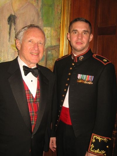 Donald Billings and Major James Bell Photo