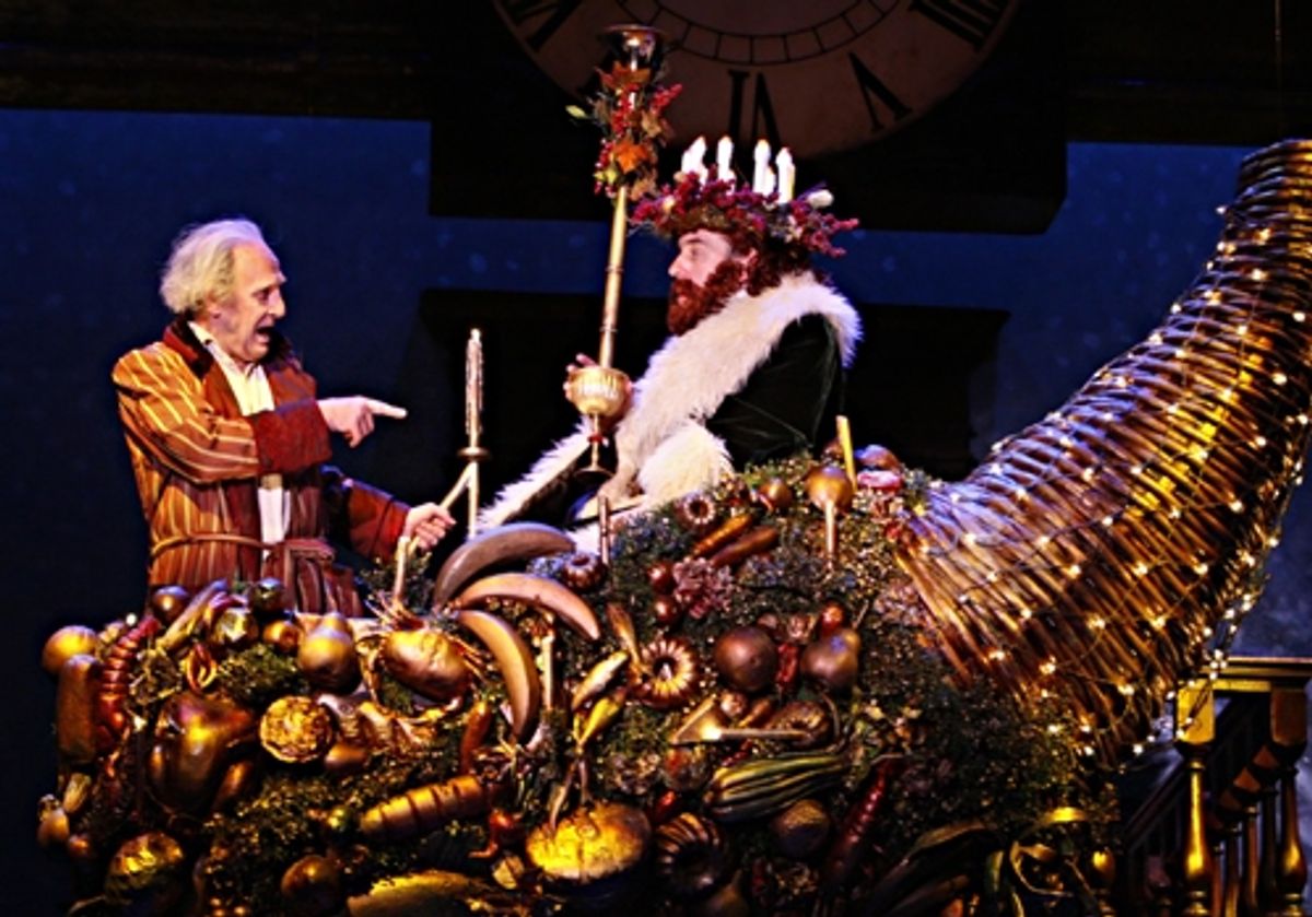 Raye Birk and Stephen Pelinski (Ghost of Christmas Present) at 