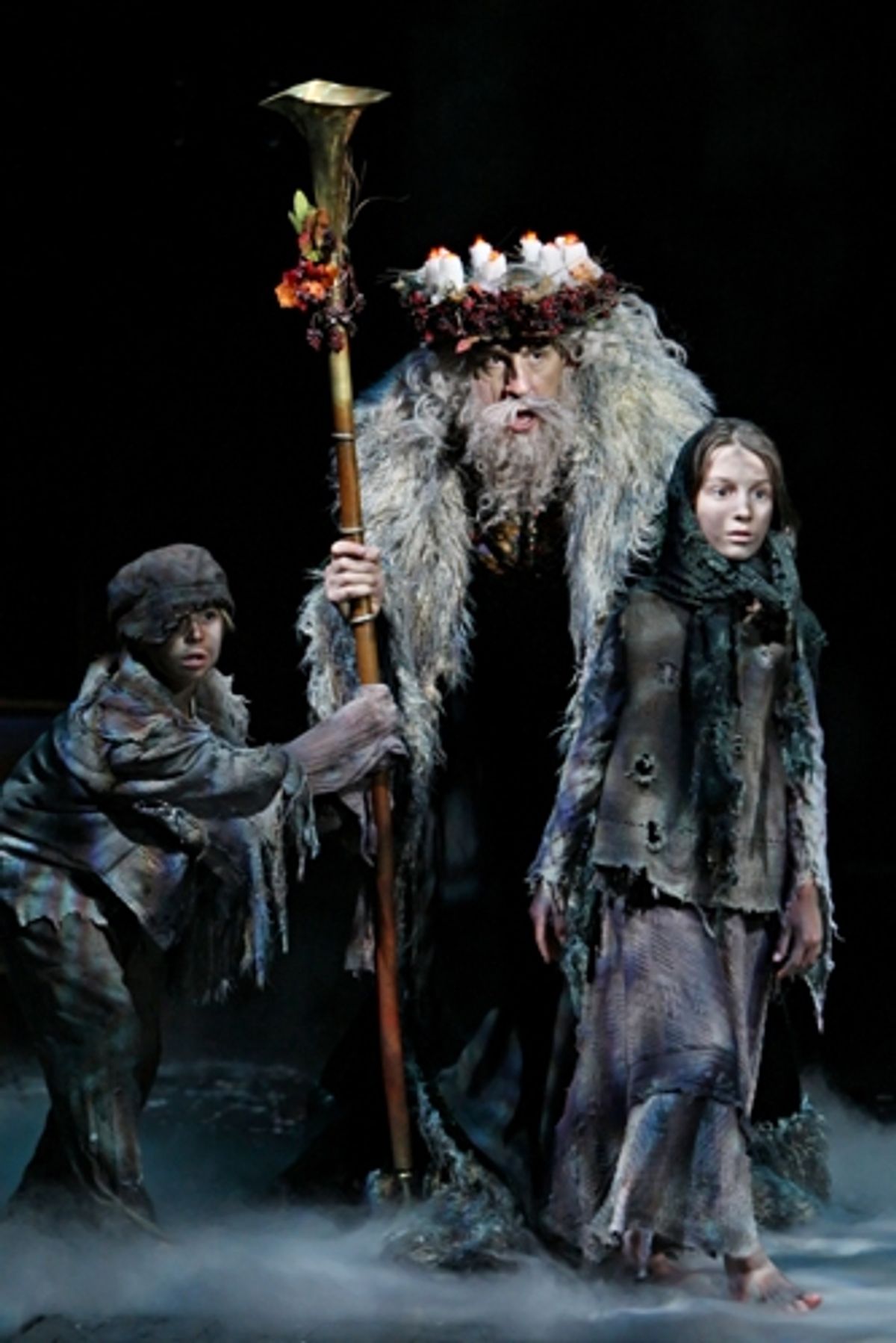 Stephen Pelinski and members of the cast at 