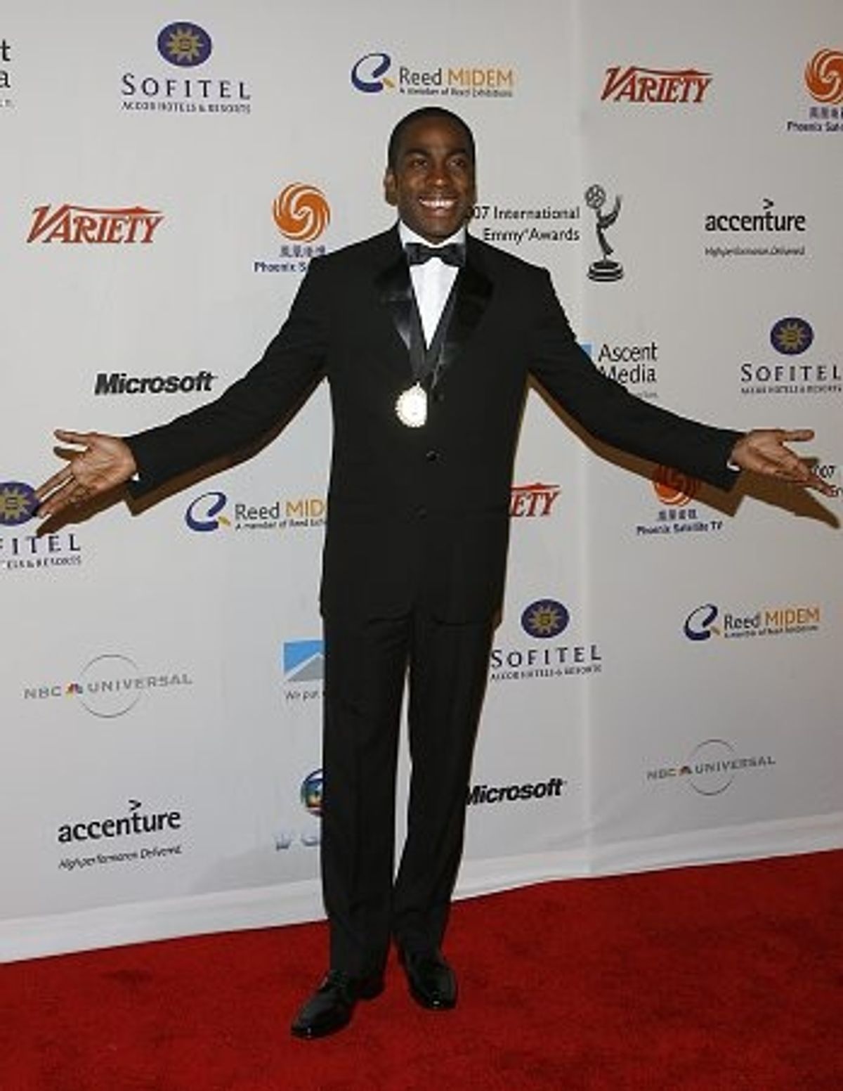Lazaro Ramos of Brazil at International Emmy Award Arrivals