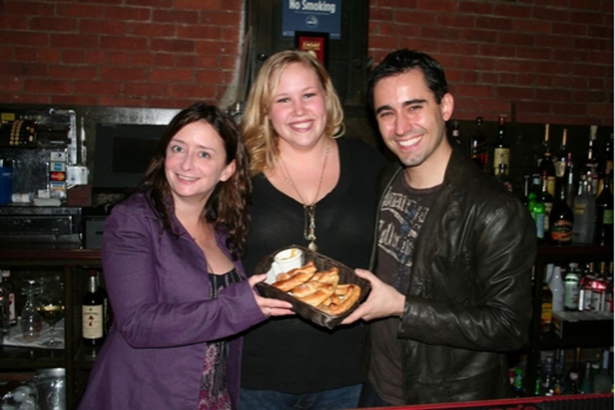 Rachel Dratch, Caitlin Van Zandt and John Lloyd Young at 