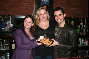 Rachel Dratch, Caitlin Van Zandt and John Lloyd Young Photo
