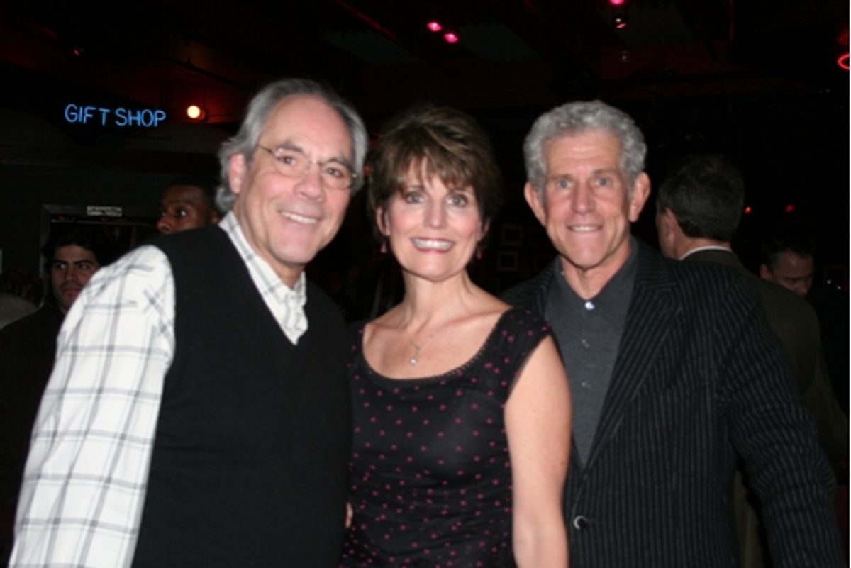Robert Klein, Lucie Arnaz and Tony Roberts at 