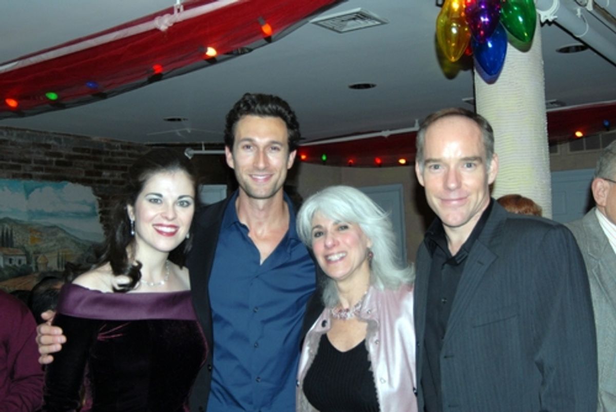 Sarah Jane McMahon, Aaron Lazar, Jamie DeRoy and Michael Winther at 