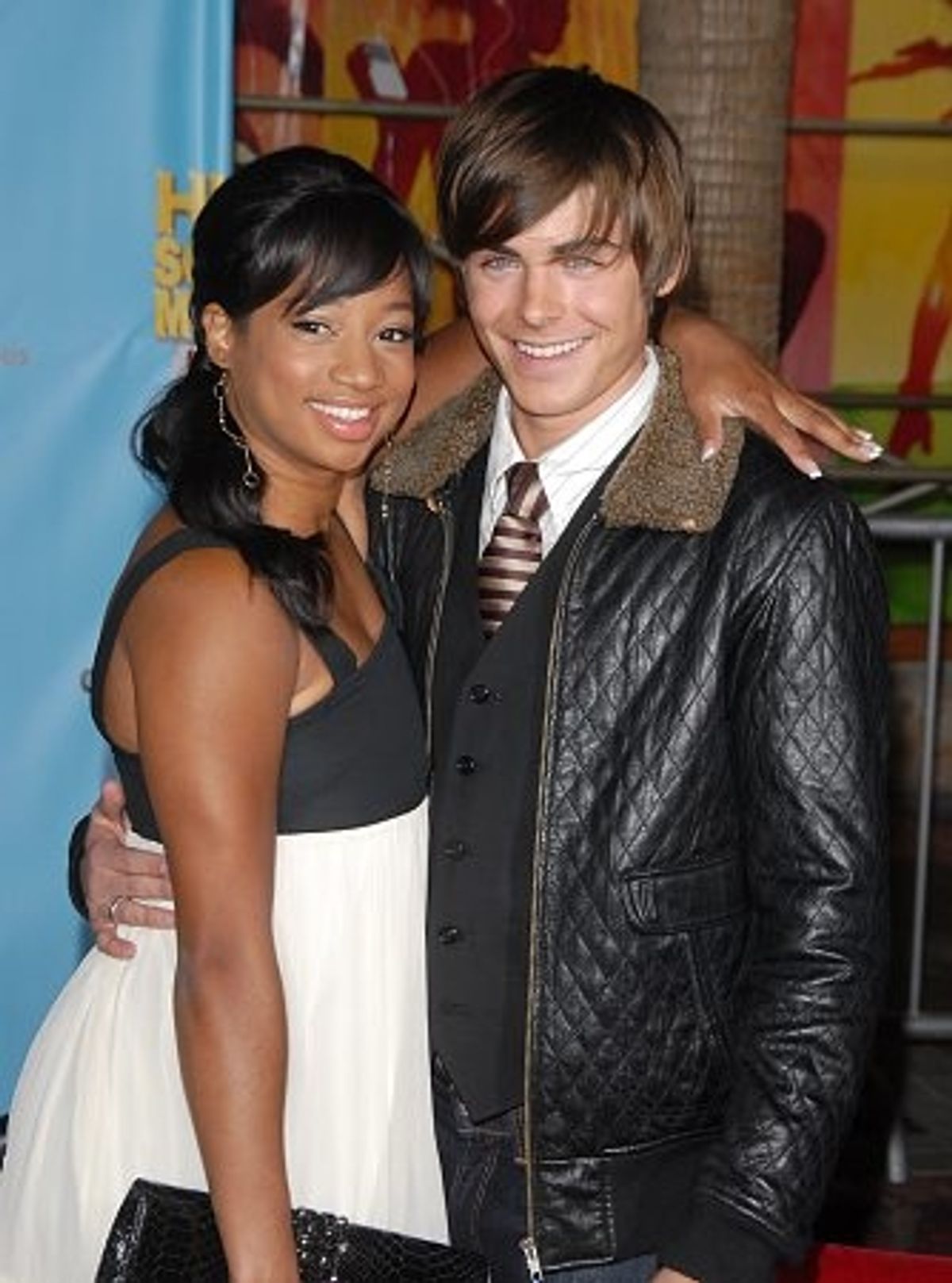 Monique Coleman and Zac Efron at 