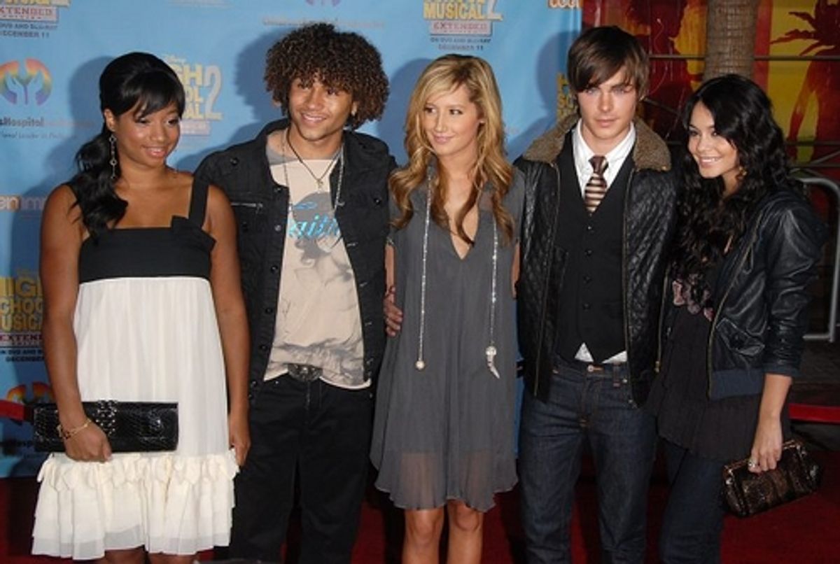 Monique Coleman, Corbin Bleu, Ashley Tisdale, Zac Efron and Vanessa Hudgens at 