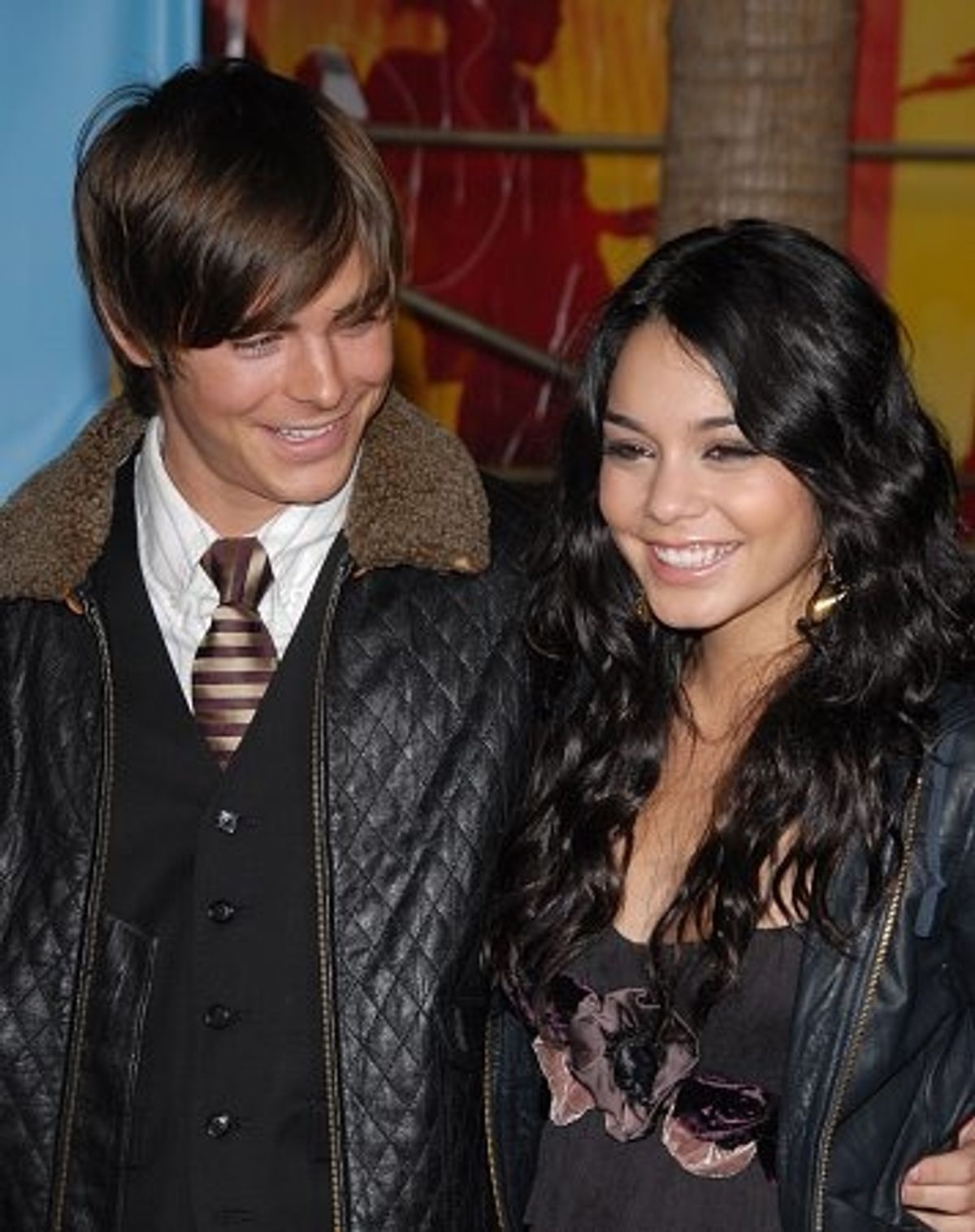 Zac Efron and Vanessa Hudgens at 