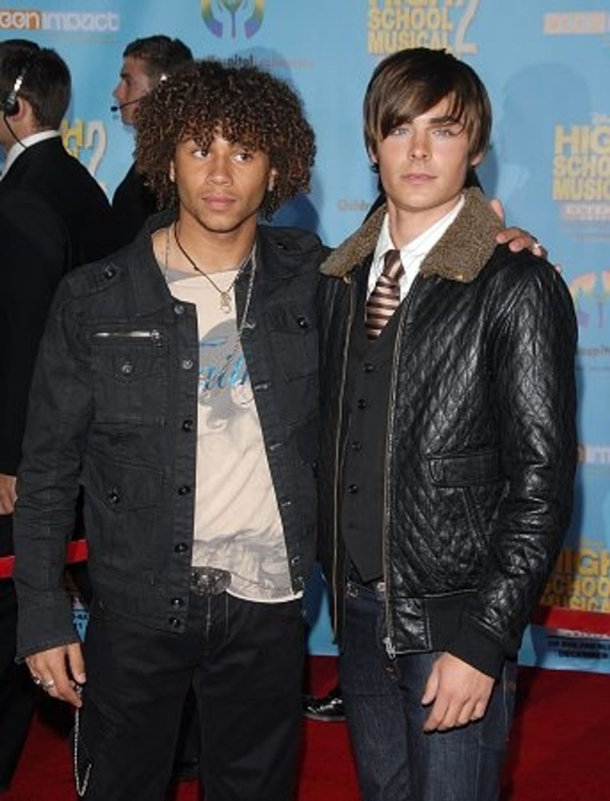 Corbin Bleu and Zac Efron at 