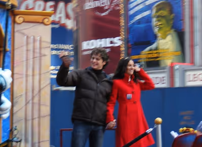 Jonathan Groff and Lea Michele Photo