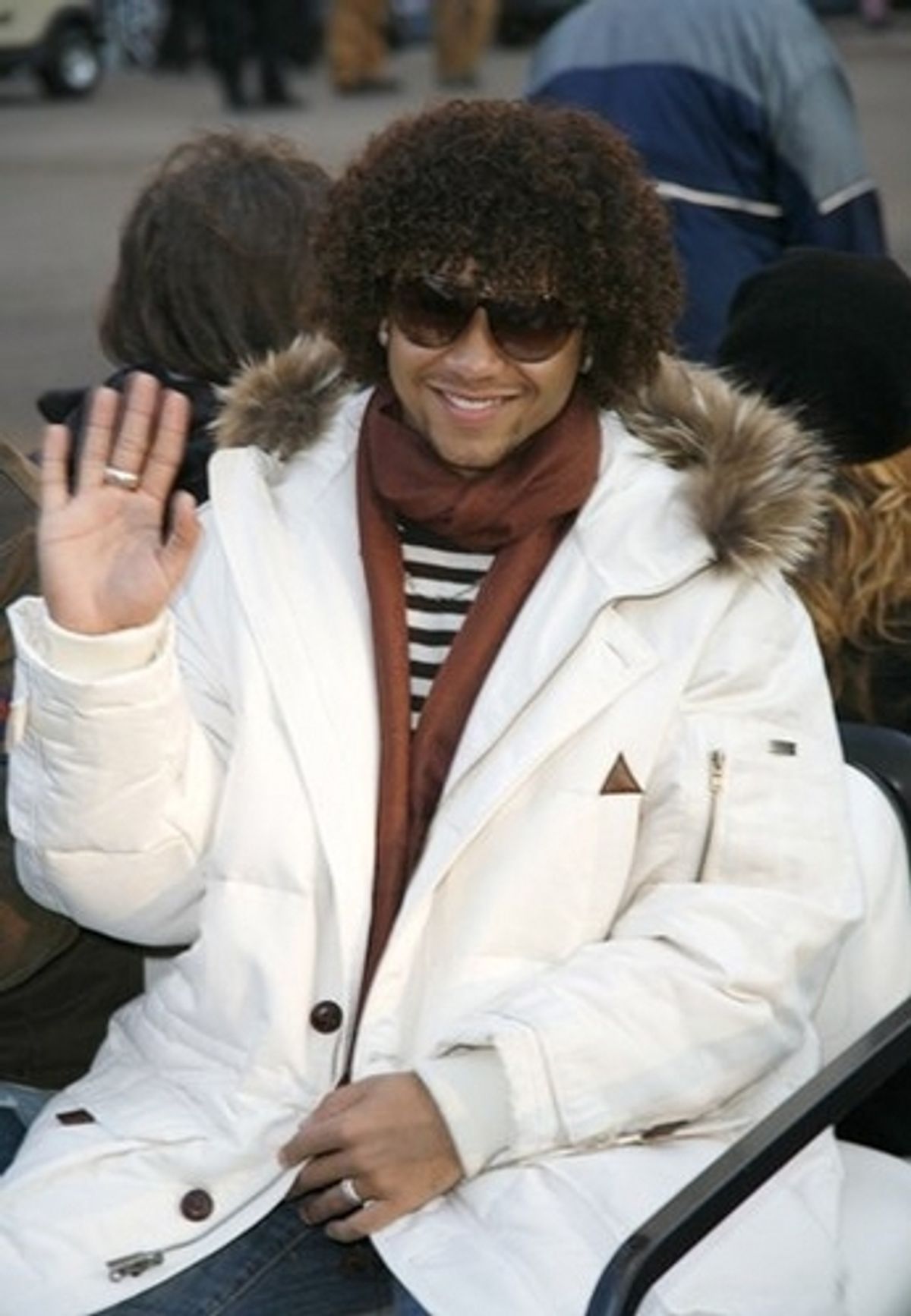 Corbin Bleu at Macy's Thanksgiving Day Parade 2007