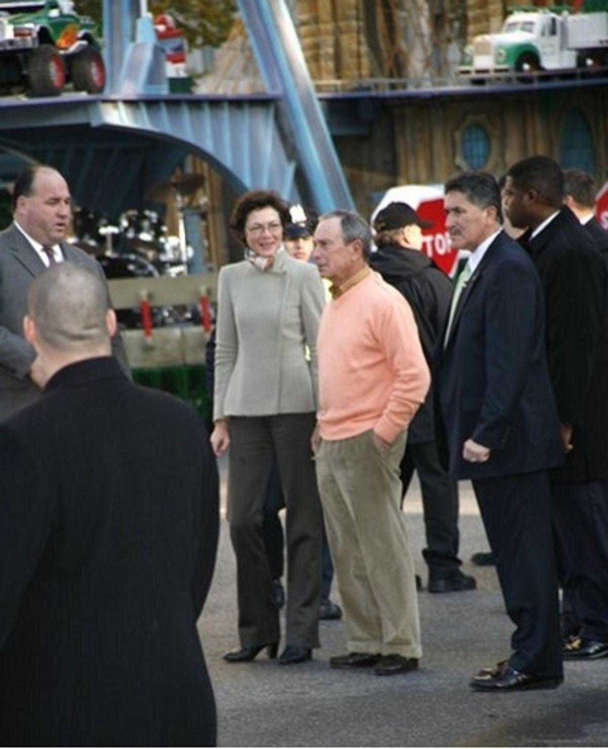 Mayor Michael Bloomberg at Macy's Thanksgiving Day Parade 2007