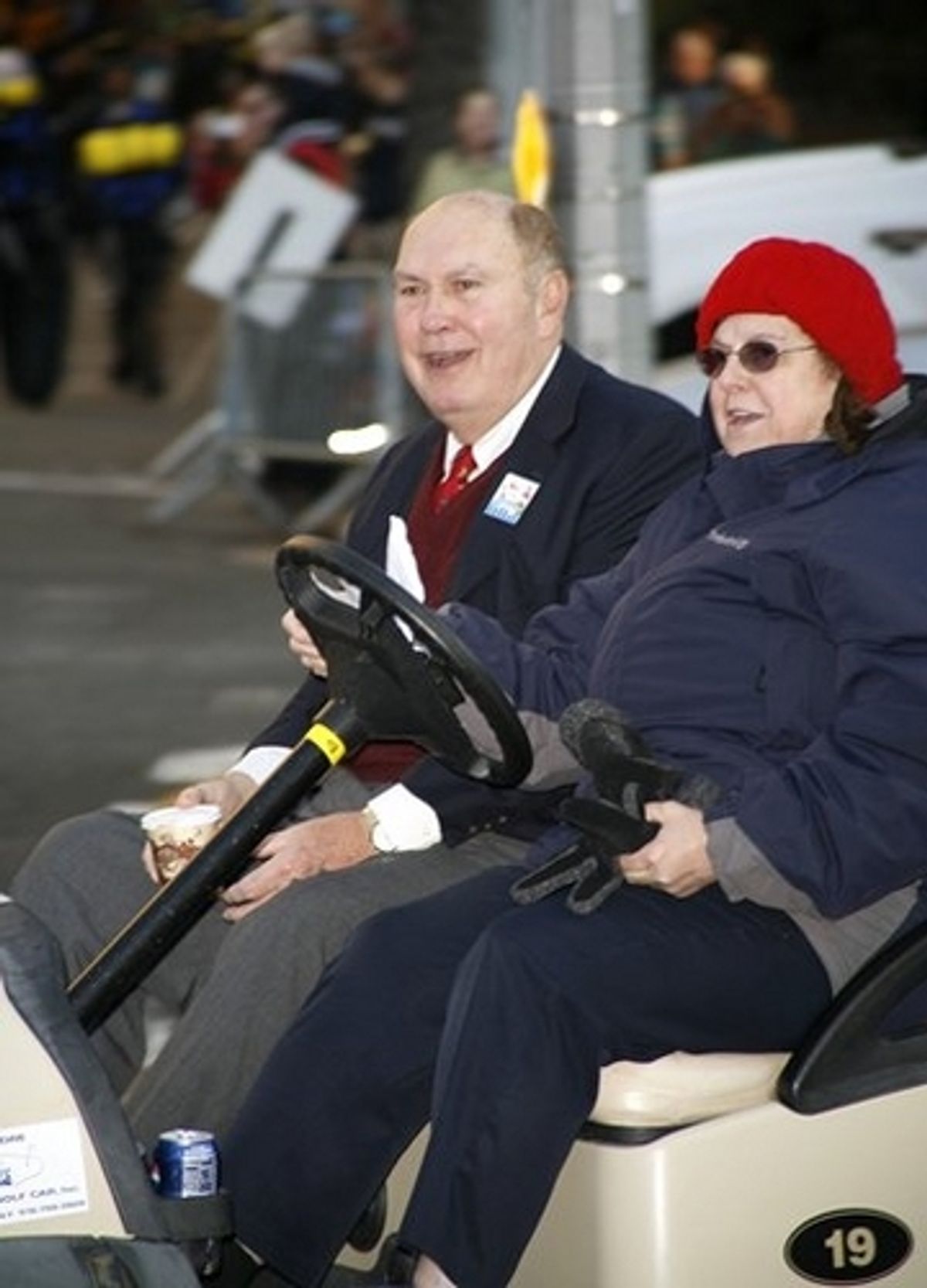 Willard Scott at Macy's Thanksgiving Day Parade 2007