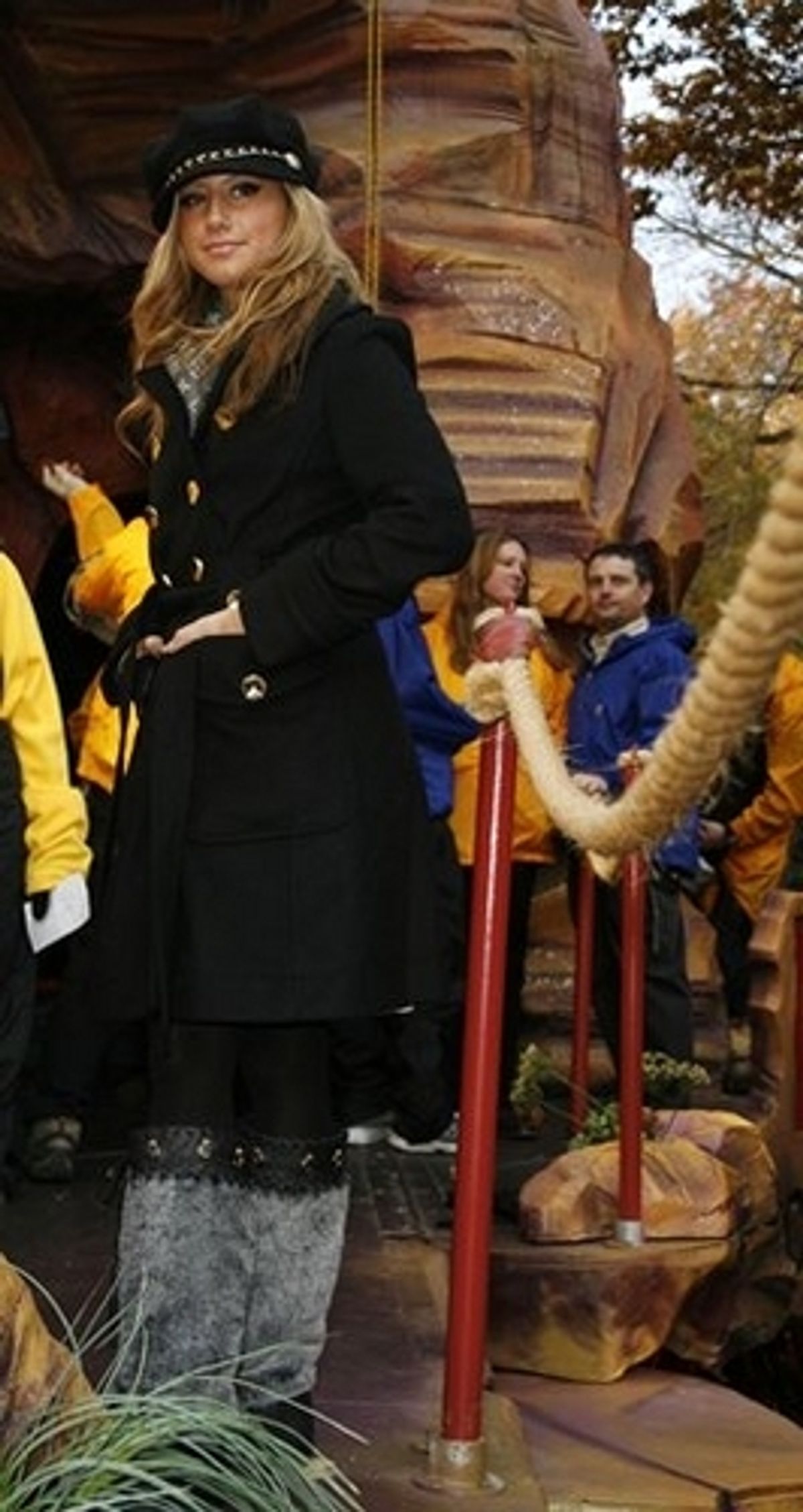 Ashley Tisdale at Macy's Thanksgiving Day Parade 2007