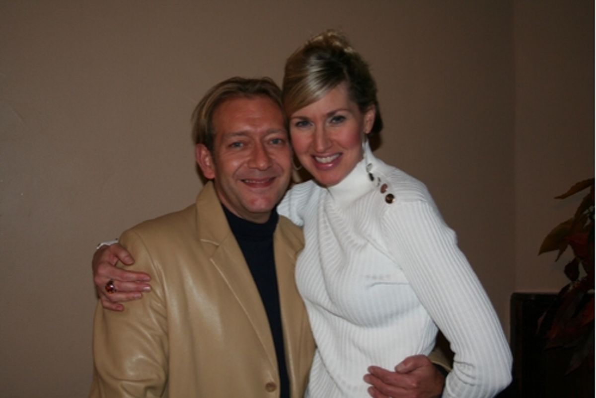 Michael John LaChiusa and Luba Mason
 at 