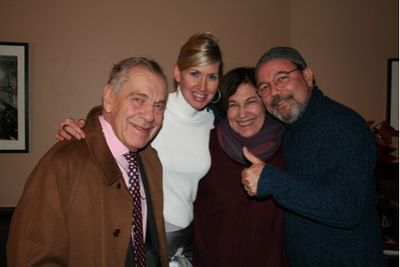 Morley Safer, Luba Mason, Jane Safer and Ruben Blades Photo