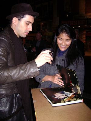 John Lloyd Young with fan Photo