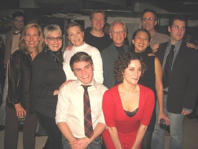 The cast with Emma Walton Hamiton, Julie Andrews, John Buccchino, Ian Fraser, Marcia  Photo