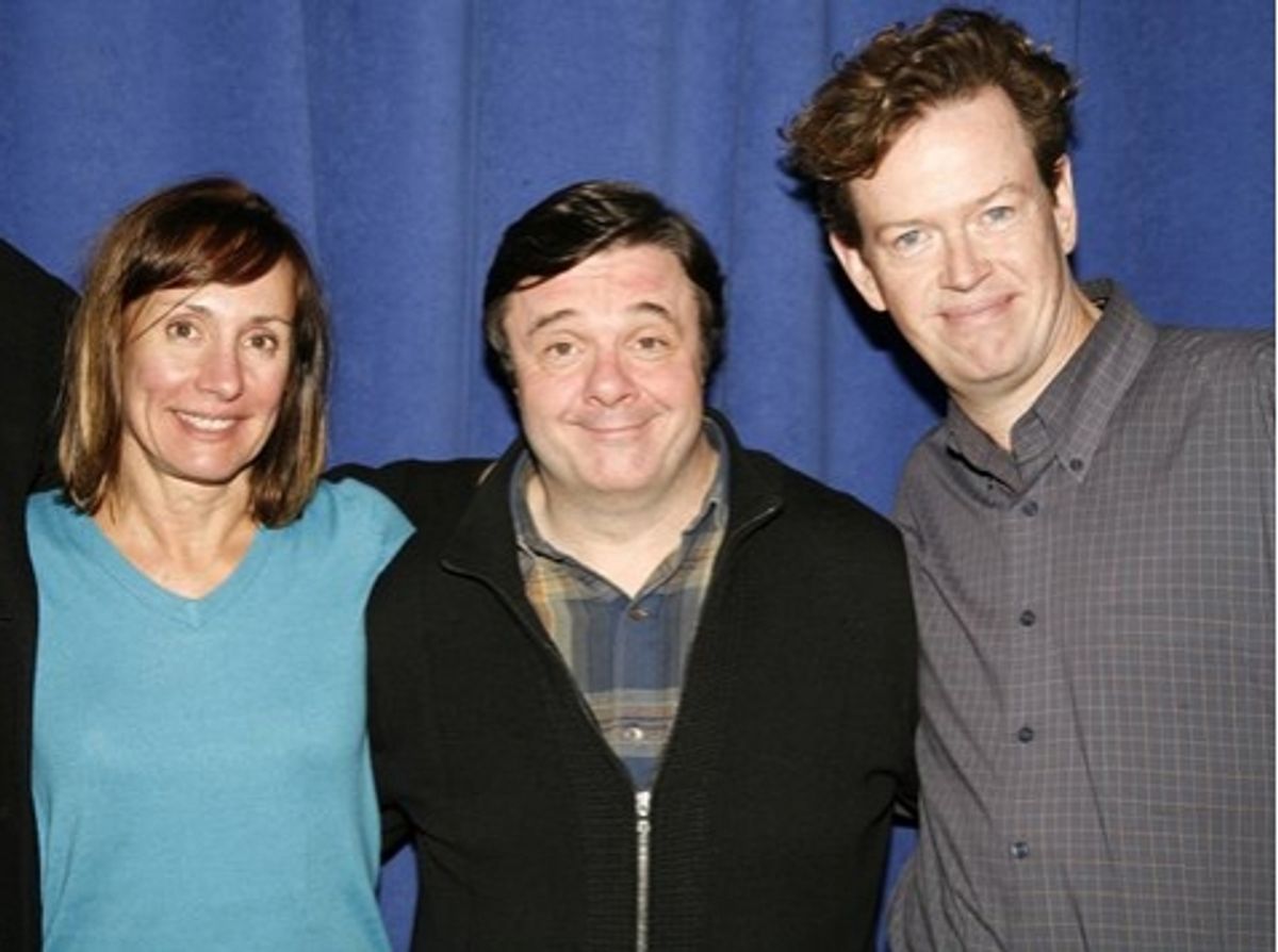 Laurie Metcalf, Nathan Lane and Dylan Baker at 