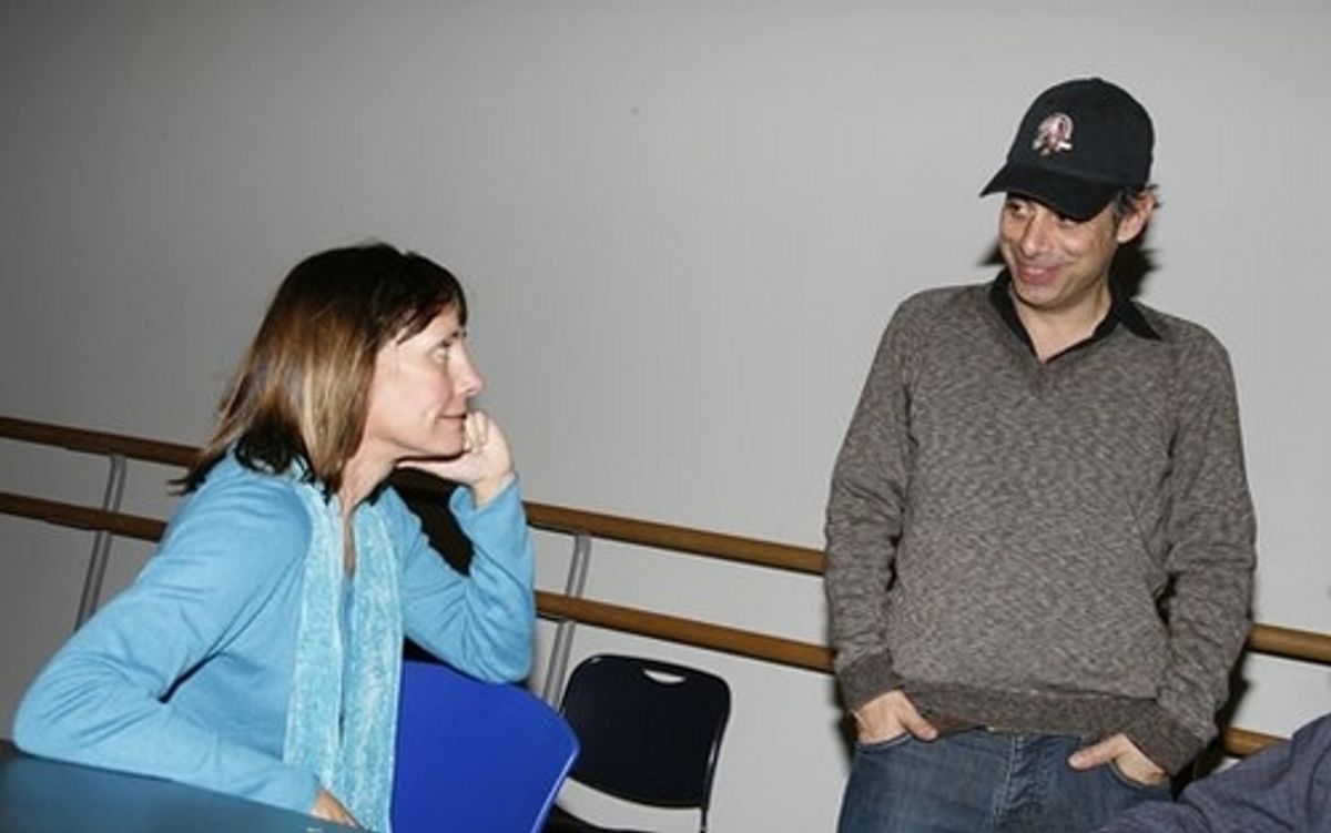 Laurie Metcalf and Joe Mantello at 