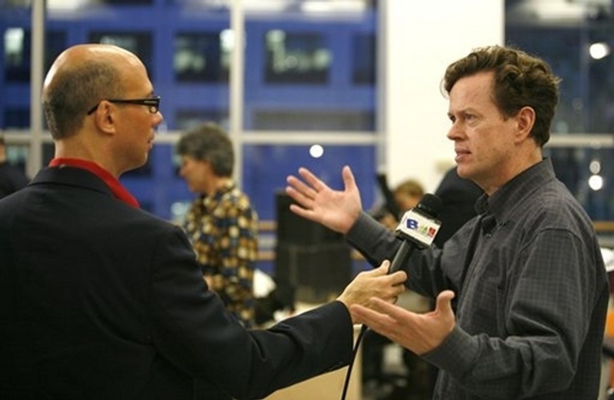 Richard Ridge ('Broadway Beat') and Dylan Baker at 